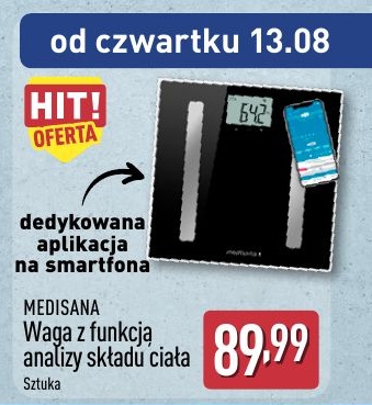 Waga z funkcją analizy składu ciała w ofercie sklepu ALDI