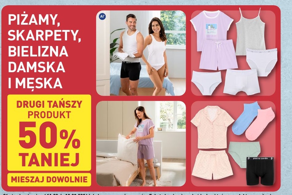 Piżama w ofercie sklepu ALDI