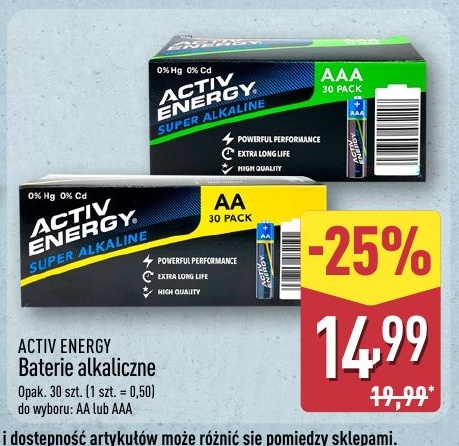 Bateria alkaliczna AAA w ofercie sklepu ALDI