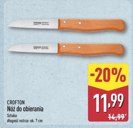 Nóż do obierania w ofercie sklepu ALDI