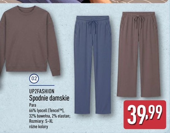 Spodnie damskie w ofercie sklepu ALDI