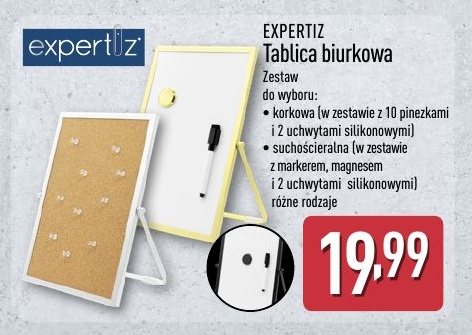 Tablica biurkowa w ofercie sklepu ALDI