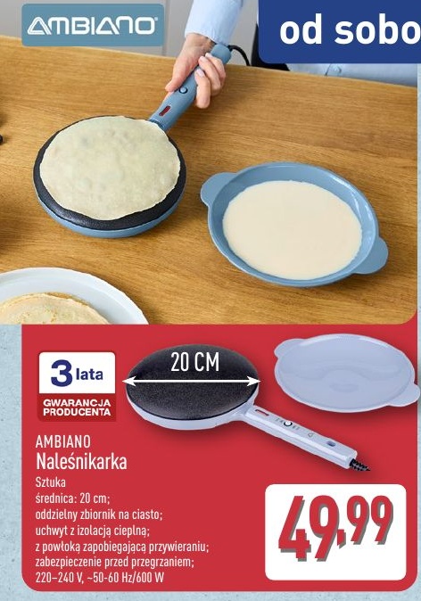 Naleśnikarka w ofercie sklepu ALDI