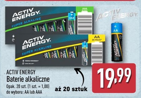 Baterie alkaliczne w ofercie sklepu ALDI