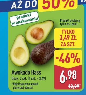 Awokado Hass w ofercie sklepu ALDI