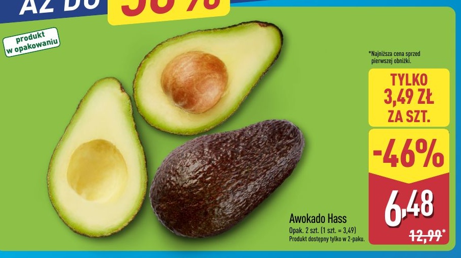 Awokado Hass w ofercie sklepu ALDI