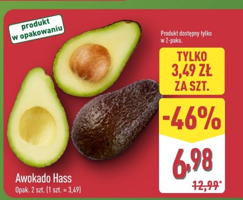 Awokado Hass w ofercie sklepu ALDI
