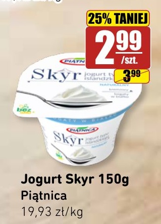 Jogurt Skyr w ofercie sklepu API MARKET