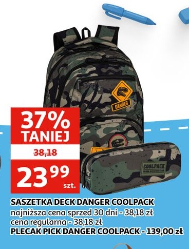 Saszetka Deck Danger Coolpack w ofercie sklepu Auchan