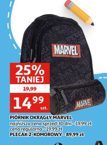 Piórnik okrągły Marvel w ofercie sklepu Auchan