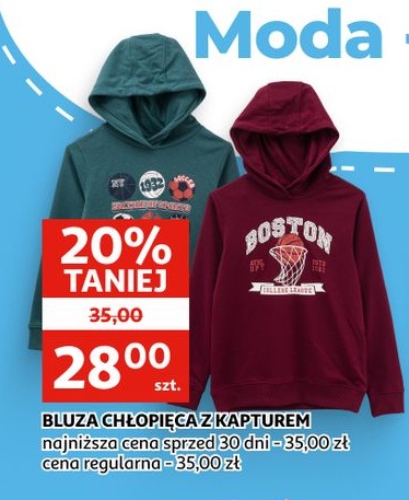 Bluza chłopięca z kapturem w ofercie sklepu Auchan