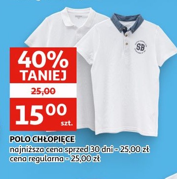 Polo chłopięce w ofercie sklepu Auchan
