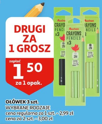 Ołówek w ofercie sklepu Auchan