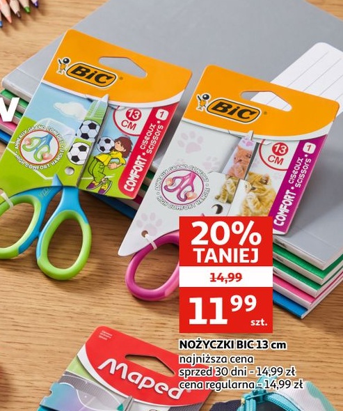 Nożyczki BIC w ofercie sklepu Auchan