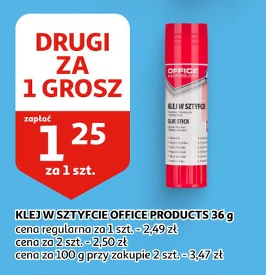 Klej w sztyfcie OFFICE PRODUCTS w ofercie sklepu Auchan