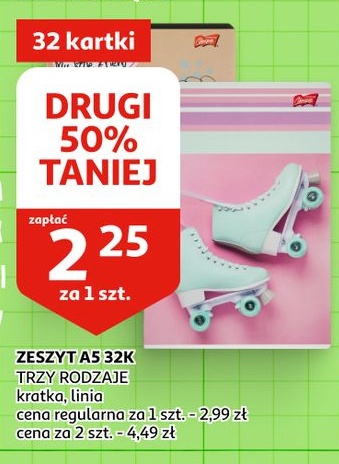 Zeszyt A5 32K w ofercie sklepu Auchan