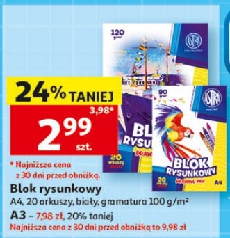Blok rysunkowy w ofercie sklepu Auchan