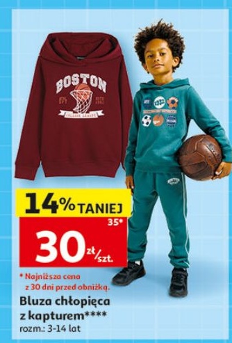 Bluza chłopięca z kapturem w ofercie sklepu Auchan