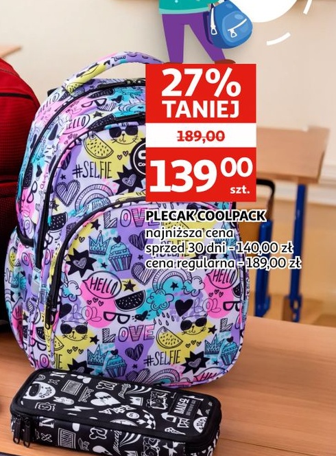 Plecak w ofercie sklepu Auchan