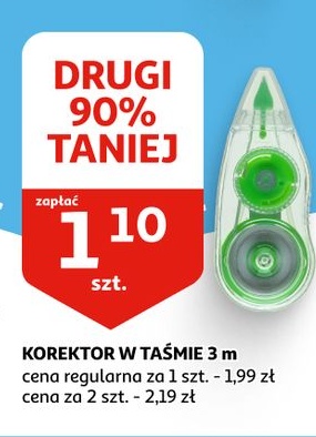 Korektor w taśmie w ofercie sklepu Auchan