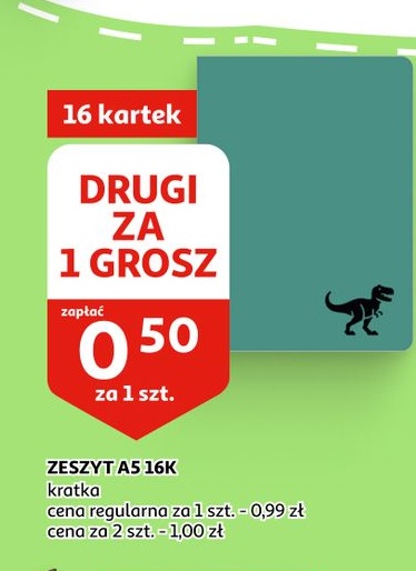 zeszyt A5 16K w ofercie sklepu Auchan