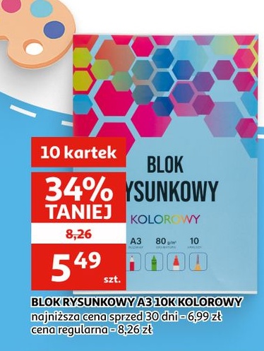 blok rysunkowy w ofercie sklepu Auchan