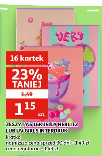 Zeszyt A5 w ofercie sklepu Auchan