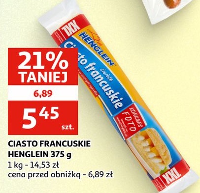Ciasto francuskie w ofercie sklepu Auchan