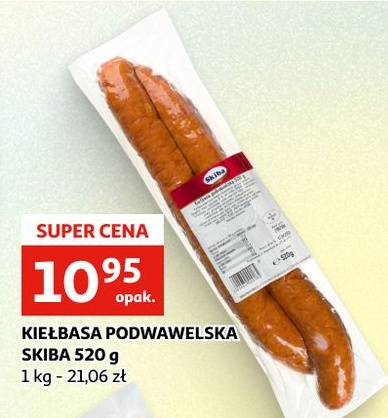 Kiełbasa podwawelska w ofercie sklepu Auchan