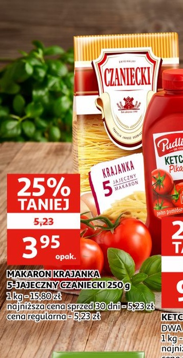 Makaron Czaniecki Krajanka 5 jajeczny w ofercie sklepu Auchan