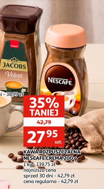 Kawa rozpuszczalna Nescafé w ofercie sklepu Auchan