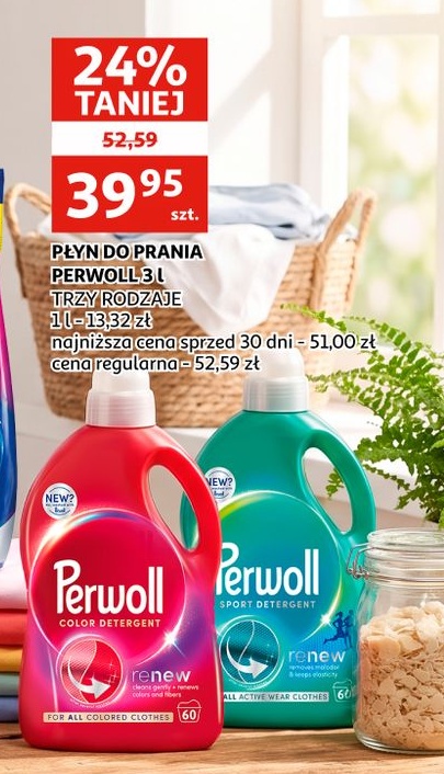 Płyn do prania w ofercie sklepu Auchan