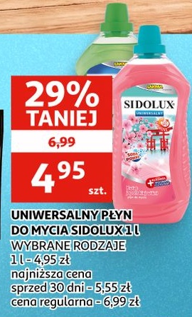 Uniwersalny płyn do mycia Sidolux w ofercie sklepu Auchan