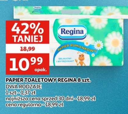 Papier toaletowy Regina w ofercie sklepu Auchan