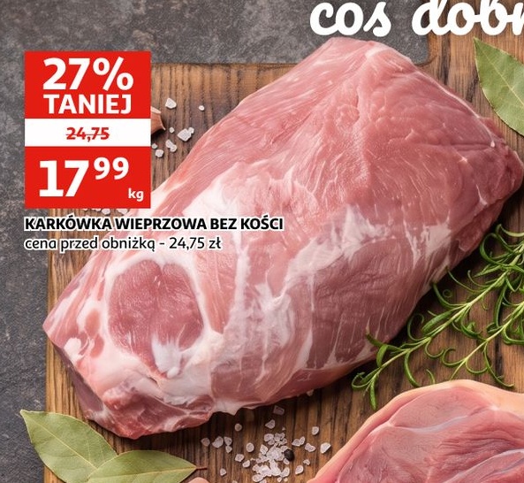 Karkówka wieprzowa bez kości w ofercie sklepu Auchan