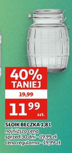 Słoik Beczka w ofercie sklepu Auchan
