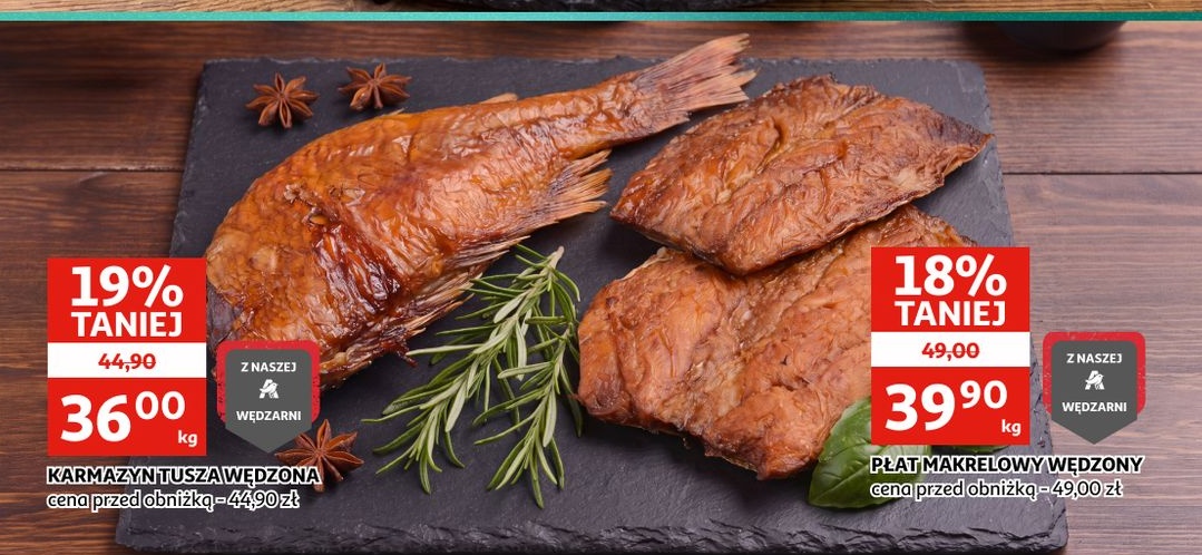 Karmazyn tusza wędzona w ofercie sklepu Auchan