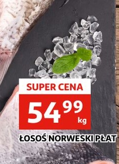 Łosoś norweski płat w ofercie sklepu Auchan