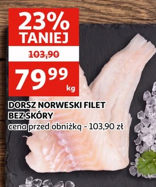 Dorsz norweski filet bez skóry w ofercie sklepu Auchan