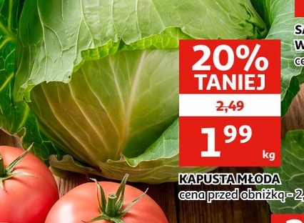 Kapusta młoda w ofercie sklepu Auchan