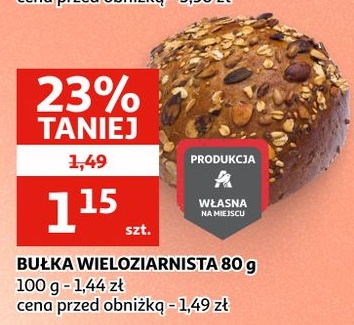 Bułka wieloziarnista w ofercie sklepu Auchan