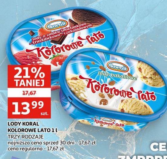 Lody Kolorowe Lato w ofercie sklepu Auchan