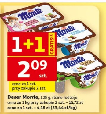 Deser Monte w ofercie sklepu Auchan Supermarket