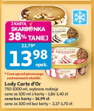 Lody Carte d'or w ofercie sklepu Auchan Supermarket