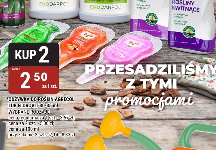 Odżywka do roślin Agrecol lub Florovit w ofercie sklepu bi1
