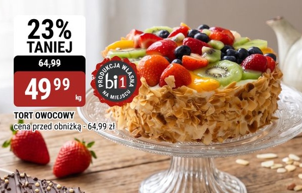 Tort owocowy w ofercie sklepu bi1