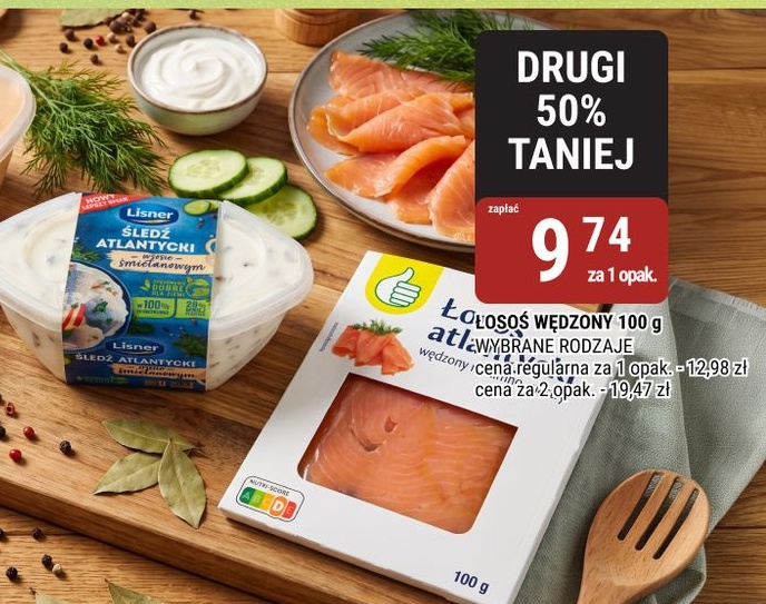 Łosoś wędzony w ofercie sklepu bi1
