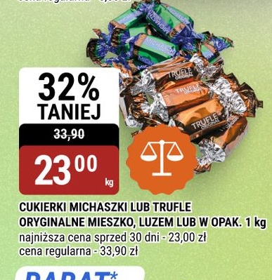 Cukierki Michaszki lub Trufle w ofercie sklepu bi1