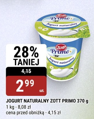 Jogurt naturalny Primo w ofercie sklepu bi1