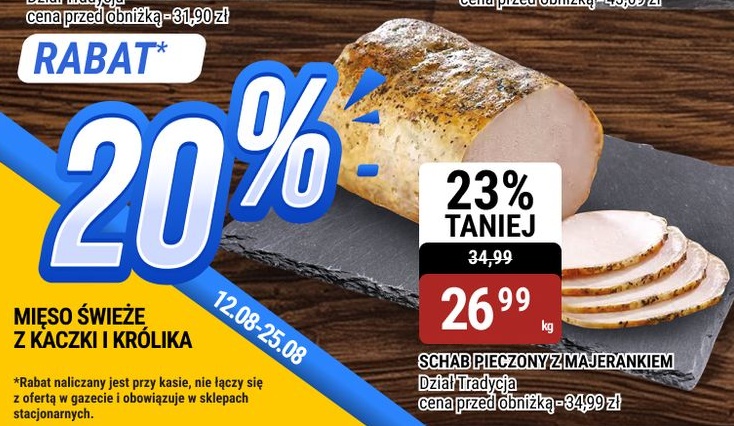 Schab pieczony z majerankiem w ofercie sklepu bi1